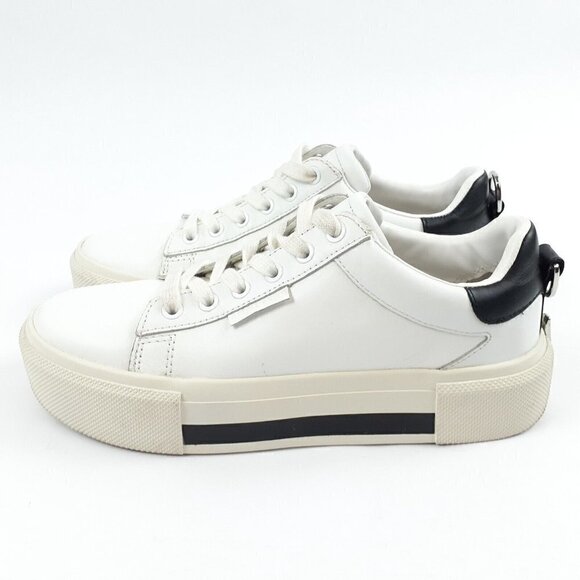 Platform Kendall and Kylie Tyler Leather Sneakers Size 10 - Picture 1 of 9